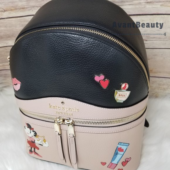 Kate Spade KSNY Minnie Mouse Backpack Pale Vellum